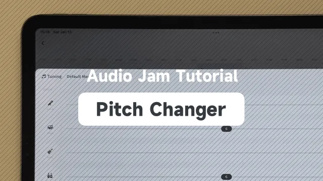 How to use pitch changer cover