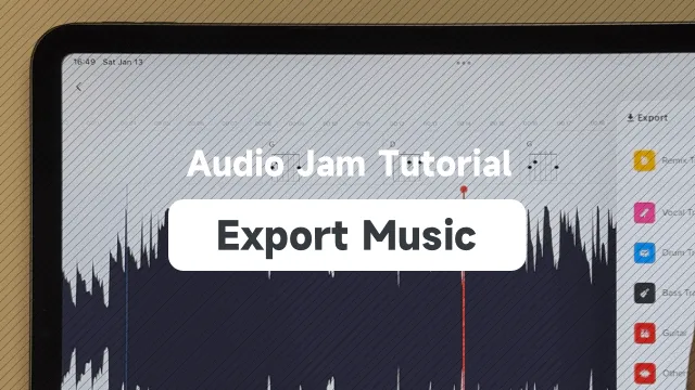 How to export music cover